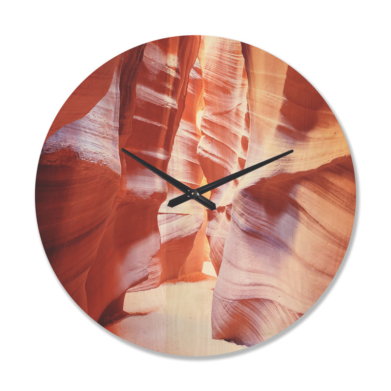 Horloge murale panoramique Antelope Canyon, Grand