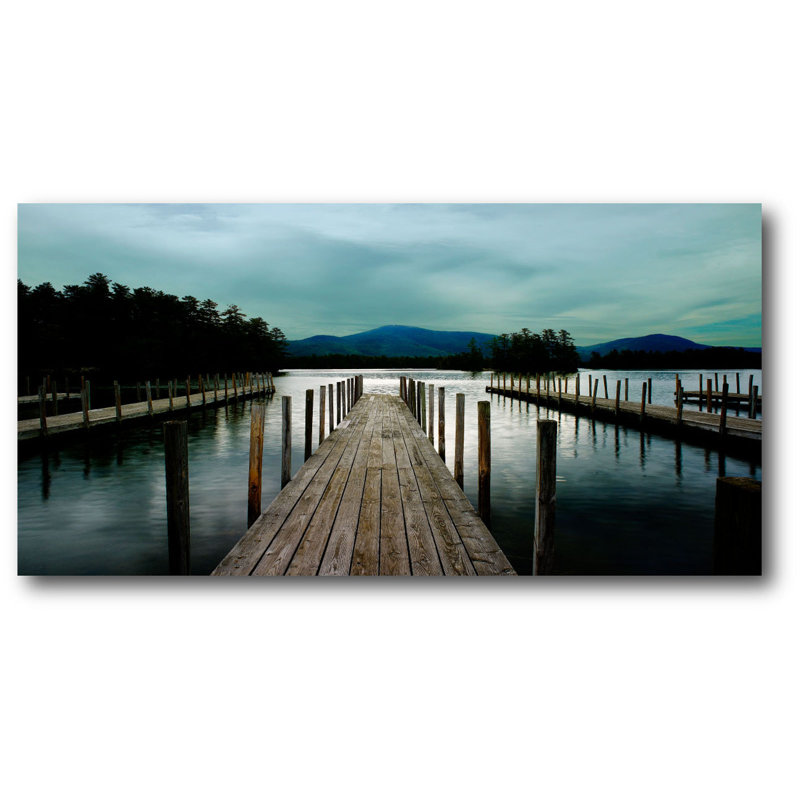 « scene on the water vi », reproduction de photo sur toile