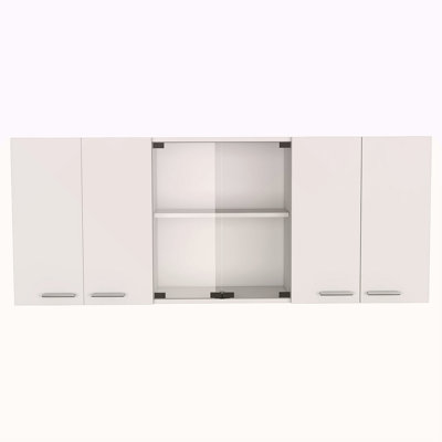 Armoire murale Peoria, quatre tablettes intérieures