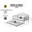 Fox Metal Frame Daybed With Twin Size Trundle-1621834083