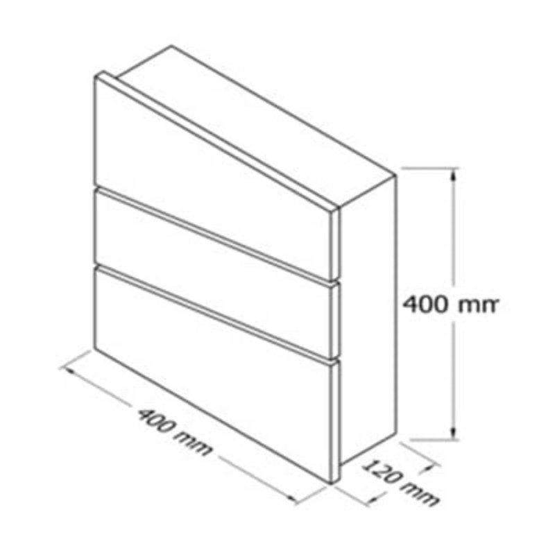 Daijon Steel Wall Mounted Post Box
