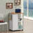 Alberto Wood Kitchen Cart-2093199490