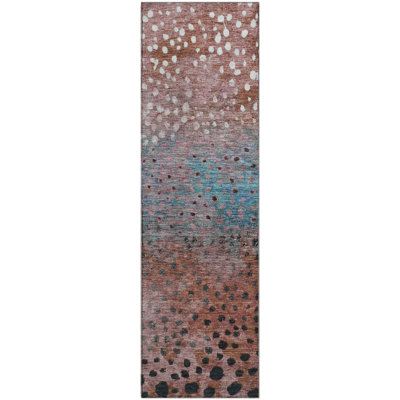 Premium Machine Washable Christina AMF1074 Circles Rug