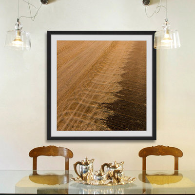 « blé field », reproduction encadrée