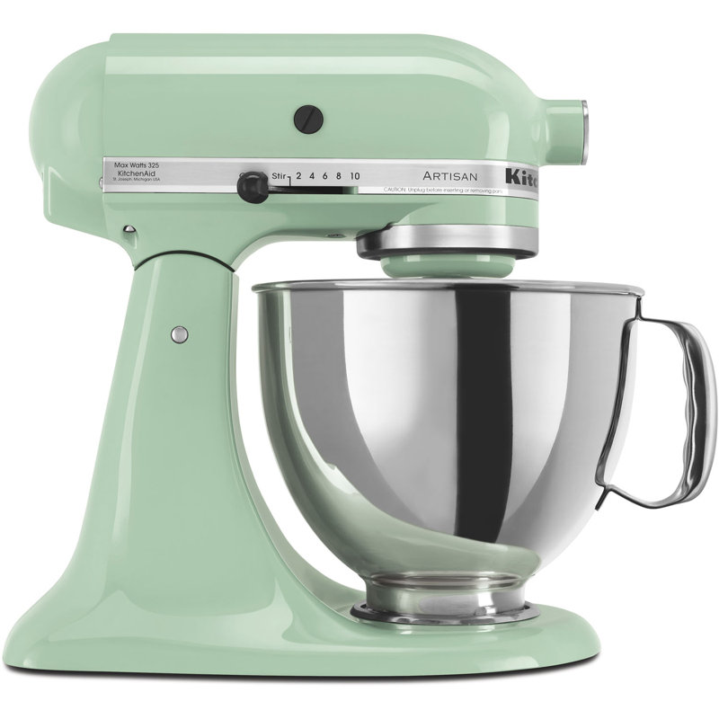 Batteur sur socle à tête inclinable de 5 pte Artisan® de KitchenAid®, Pistache
