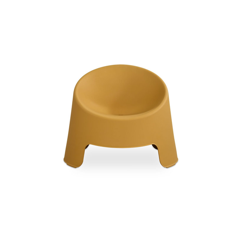 Nolla Outdoor Accent Chair Set of Two Light Grey, Yellow