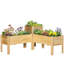 Ensemble de 3 jardinières surélevées Outsunny
