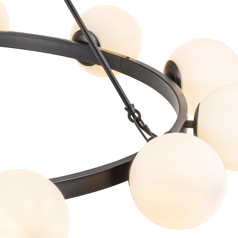 Luminaire lustre à bulles 12 lumières Chupp