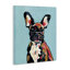 Art mural moderne sur toile, bouledogue français par Yvette St. Amant