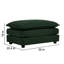 2. Ensemble de canapé modulaire modulaire - Chenille haut de gamme, structure en bois massif, repose-pieds inclus-454365859