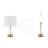 Badham 20.5" Glass Table Lamp Set
