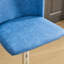 Mobilier, tabourets de bar pivotants à hauteur réglable avec base chromée, tabourets de bar rembourrés en polyuréthane avec dossier complet capitonné, pour bistro et îlot de cuisine, ensemble de 2