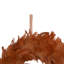 Two-Tone Feathers Christmas Wreath - 14.5" - Unlit-1648704402