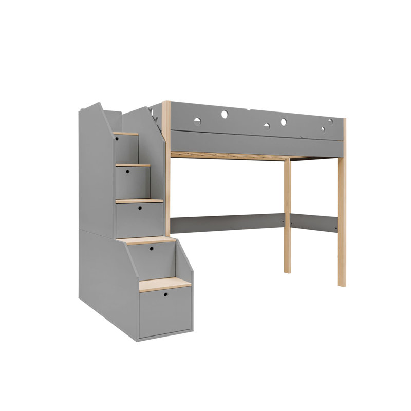 Porter Children's Bed, 90 x 200 cm, Grey