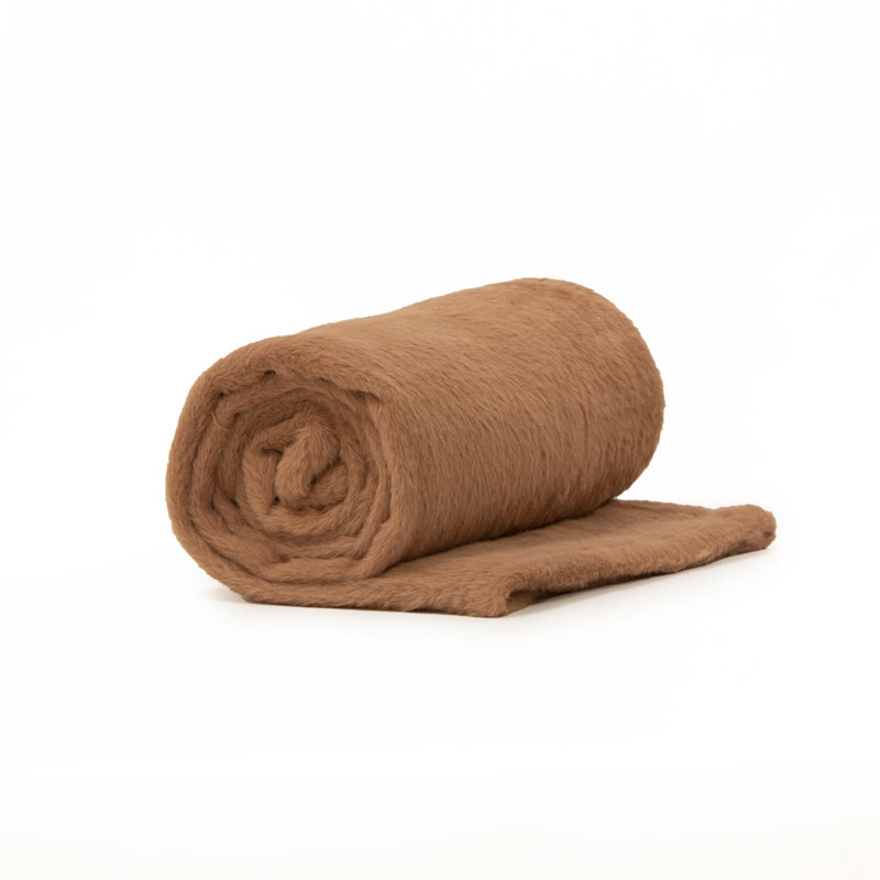 Jeté en fausse fourrure Embrace, Brun