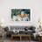 Still Life With A Curtain 1895 by Paul Cezanne - Floater Frame Painting on Canvas-1161502417-1161502422