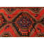Tapis oriental rétro fait à la main 4 x 7
