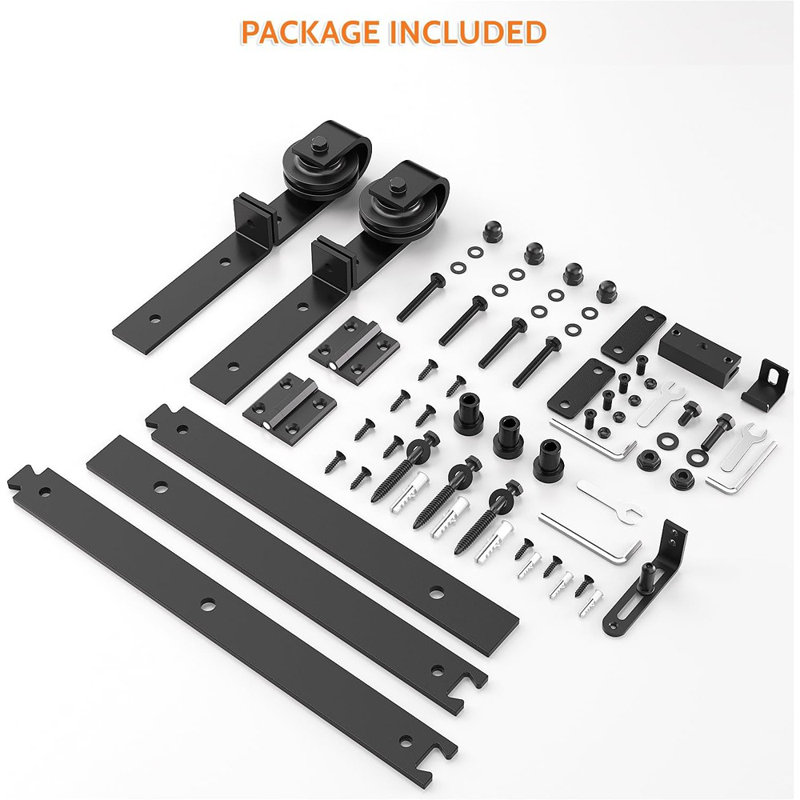36" Bifold Barn Door Hardware Kit - Space Saving Folding ...