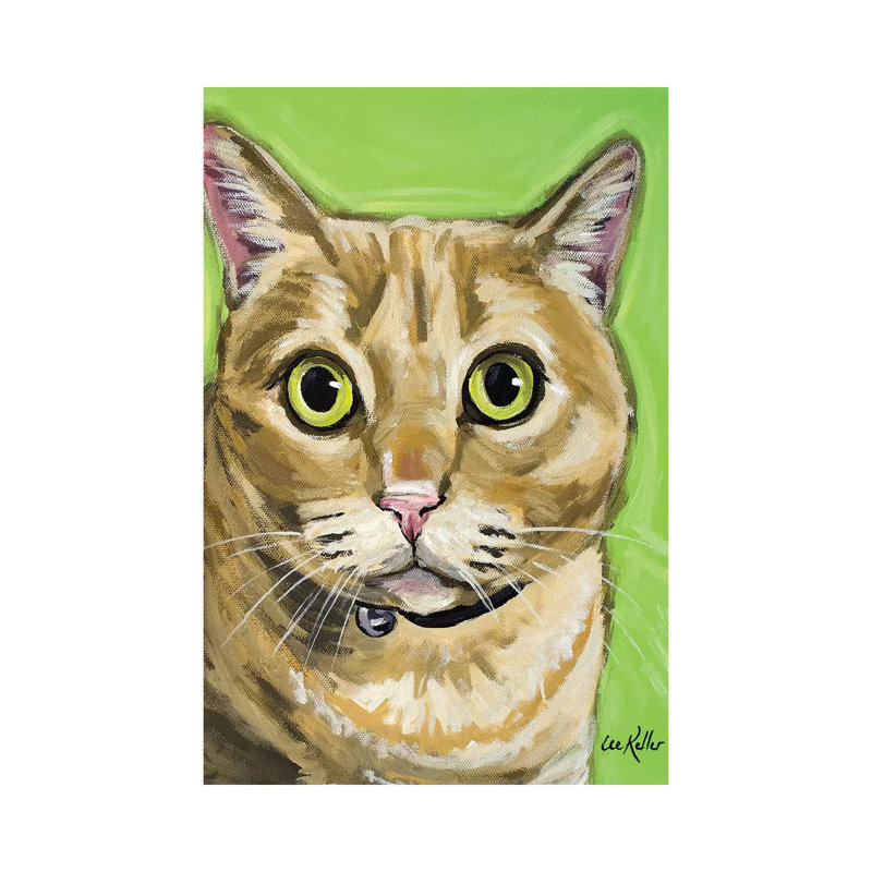 Tabby Wrigley 1 Piece Wrapped Canvas Painting, 66.04 cm H x 45.72 cm W x 1.91 cm D