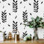Carreau de papier peint auto-adhésif l 24 po Leaves-71600004