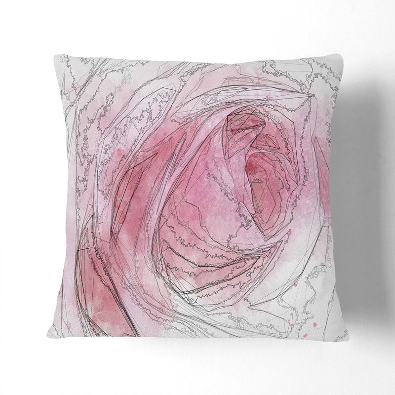 Abstract Square Cushion, 55cm H x 55cm W x 20cm D