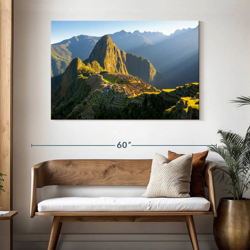 Lilie Morning At Machu Picchu, 32" H x 48" W