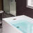 67" x 32" Freestanding Soaking Acrylic Rectangular Bathtub with Reversible Drain-58955094
