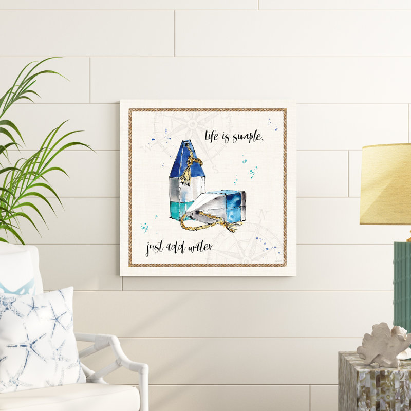 Coastal Buoys VI Life, H 30 po x l 30 po x P 1,25 po