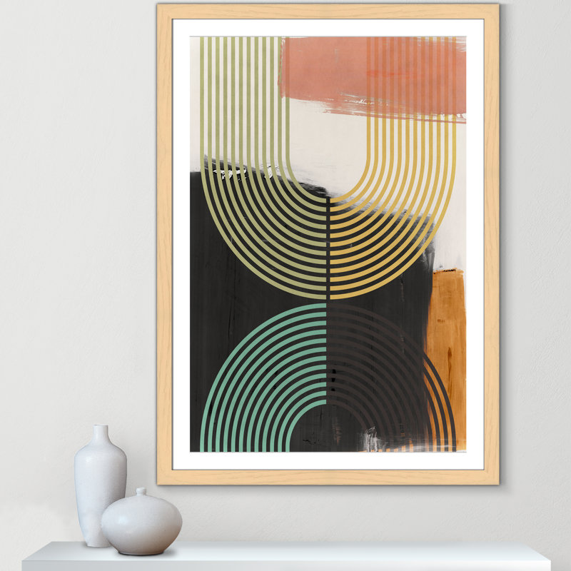 «Bolded II» par Isabelle Z, L 35 po x H 49 po, Matted Print, Naturel
