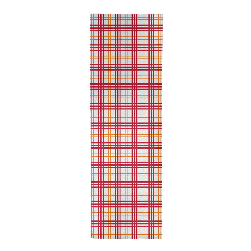 Plaid Indoor Rug, Runner 2'6" x 8'