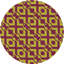 Tapis 100% à motifs lavables à la machine 2989PAT2289ORG-643137109