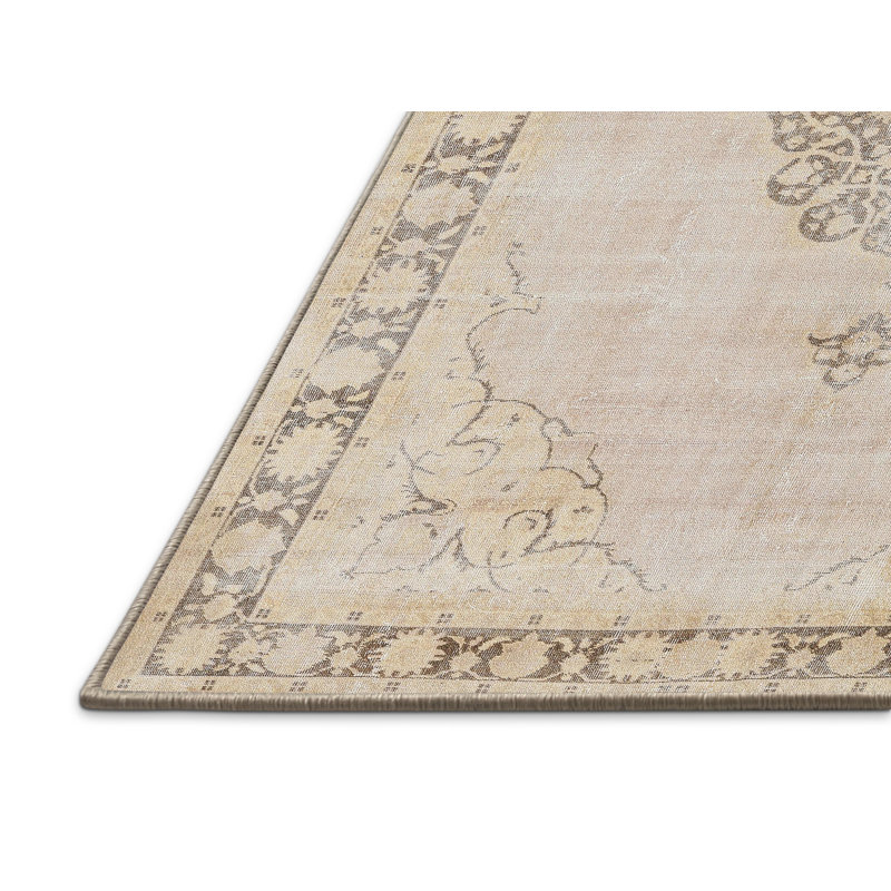 Tapis oriental beige / brun, Rectangle 5 pi x 7 pi