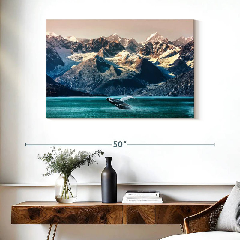 Alvord Alaskan Whale Backflip, 26" H x 39" W