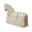 Travertine Horse Statue
