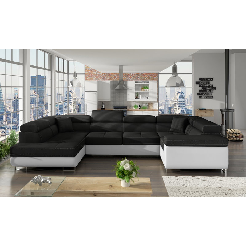 Aidan-Hugh 4 Seater Sofa Bed