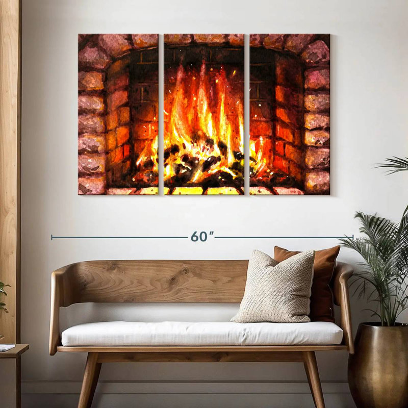 Lilie Fireplaces, 32" H x 50" W