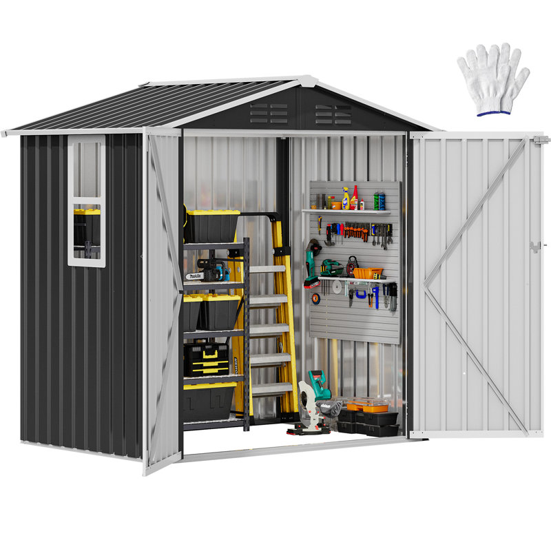 Grande remise à outils 6 x 4 pi avec fenêtre