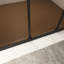 Trois portes de douche coulissantes semi-sans cadre l 54 po x H 70 po