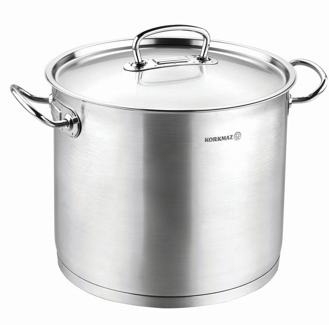 10 Qt Stock Pot 18/10 Stainless Steel Super Double Capsulated
