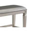 Banc rembourré à hauteur de comptoir 1 pièce Modern Glam