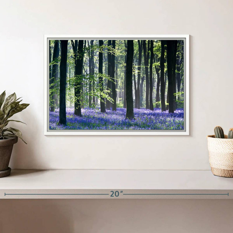 Bluebell Vision, Cadre flottant blanc, 13 po x 9 po