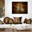 Arbres de rangement - Coussin imprimé abstrait