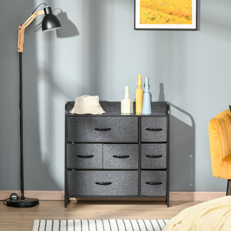 80cm W 7 - Drawer Chest of Drawers