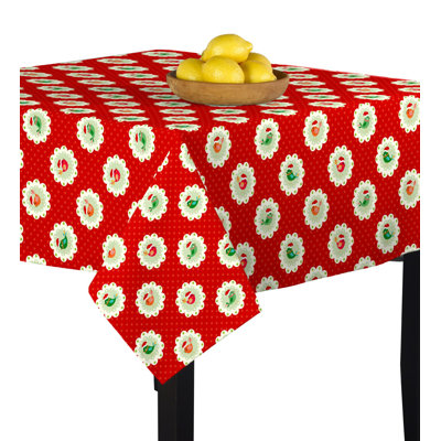 Mccollum Christmas Bird Patches Tablecloth