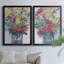 «Garden P pièces I», ensemble de 2 reproductions d'art sur toile encadrées-2095018378-2095018376