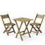 Ensemble repas en bois massif 3 pièces-488380651