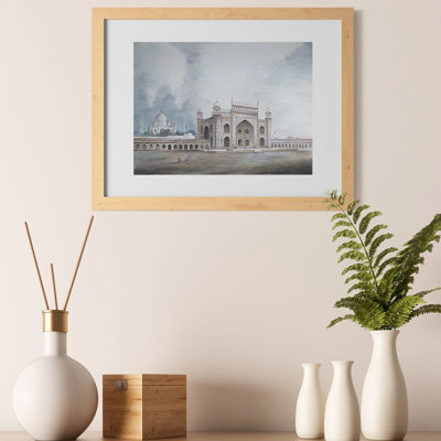 Le magnifique Taj Mahal, peinture | Aquarelle sur papier