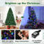 Sapin de Noël artificiel lumineux avec huit séquences d'éclairage-1590095628-1549333249