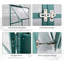 [6 x 8ft] Walk-In Polycarbonate Greenhouse with Base, Raised Bed & Temperature-Controlled Window for Plants, Flowers & Vegetables