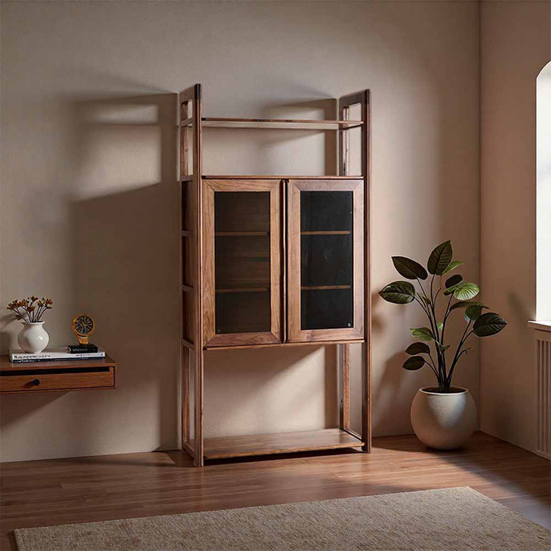 Domingues, (6 shelves) 78.74"H x 37.4"W x 16.14"D